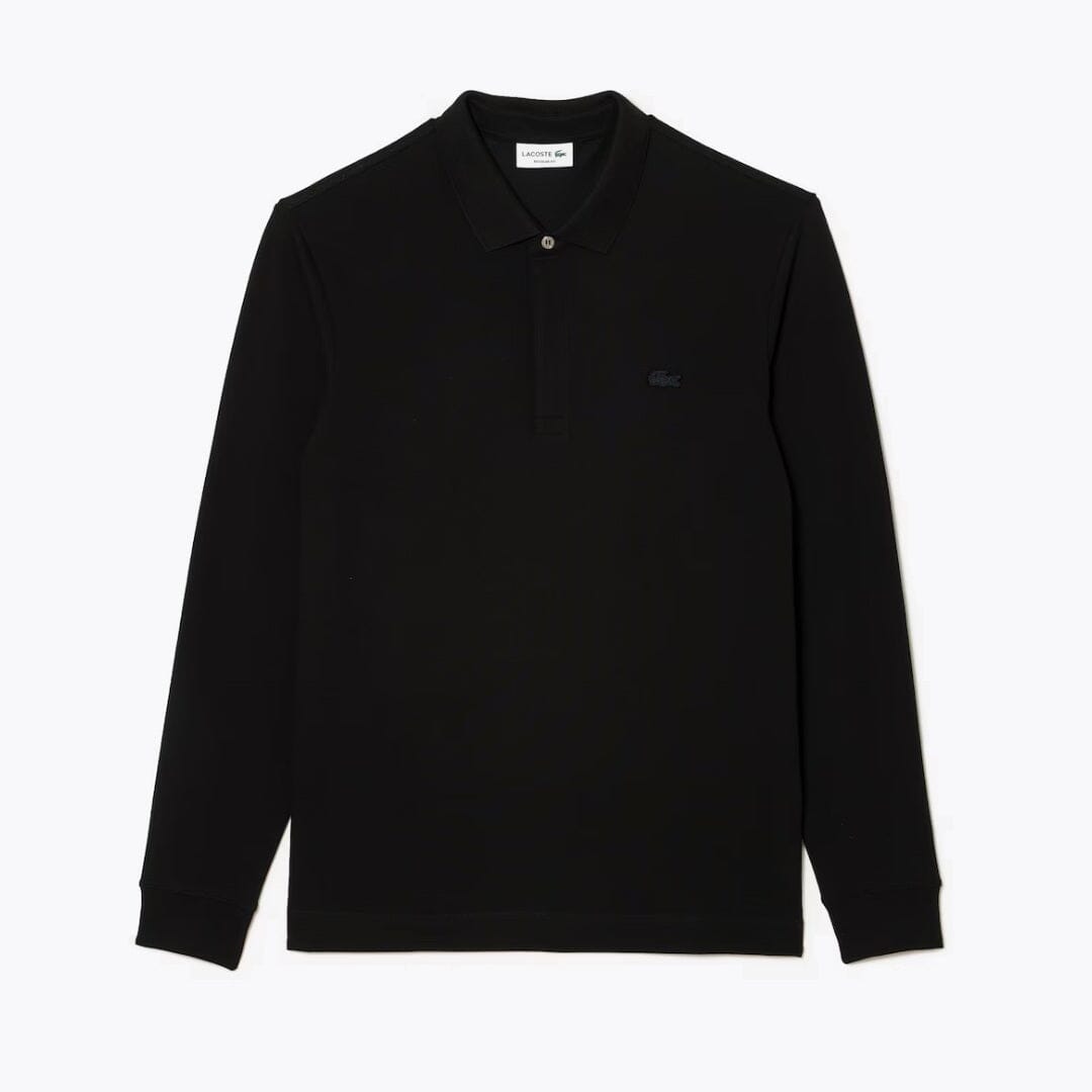 LC Regular Fit Paris Stretch Piqué Polo Shirt LC Regular Fit Paris Stretch Piqué Polo Shirt Slate Crown Black S 