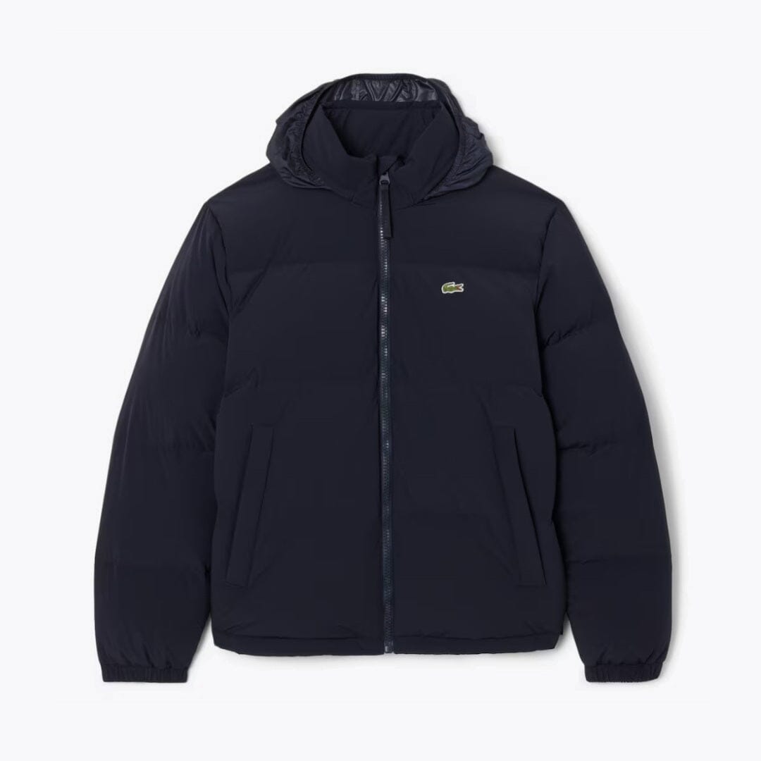 LC Water-Repellent Hooded Down Jacket LC Water-Repellent Hooded Down Jacket Slate Crown Blue S 
