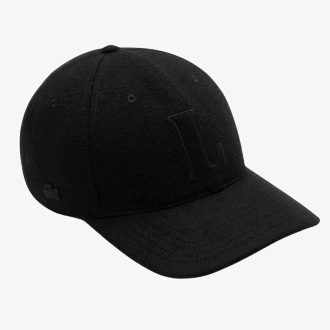 LC Wool Felt Baseball Cap LC Wool Felt Baseball Cap Slate Crown Black 