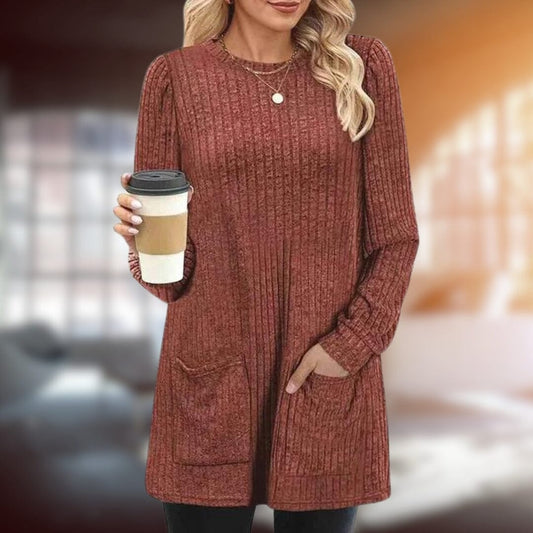 Lena™ | Chic Pullover Jacket & Coats Belleza & Glamour Light Brown S 