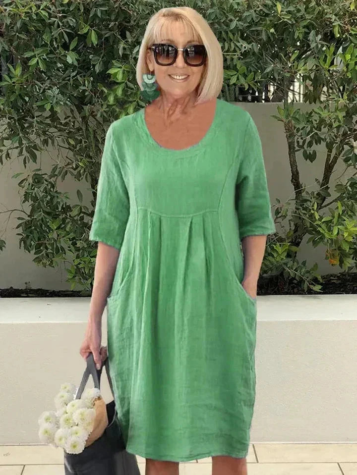 Lilac | Cozy Everyday Dress Dress Belleza & Glamour Green S 