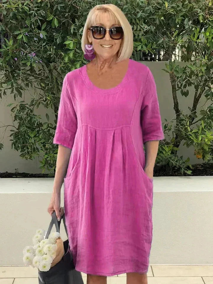 Lilac | Cozy Everyday Dress Dress Belleza & Glamour Pink S 