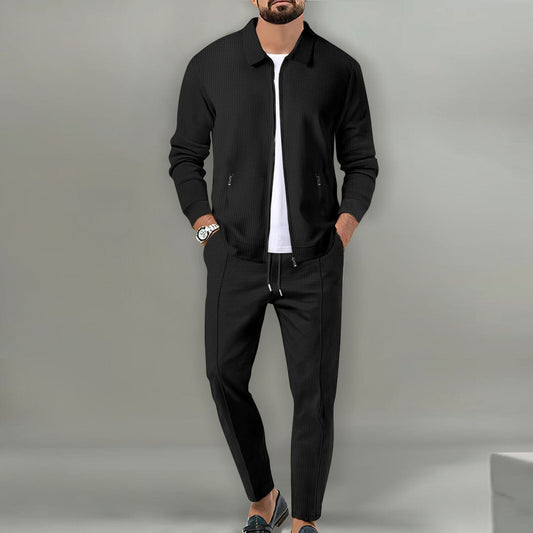 Lucas™ | Stylish Blazer Suit Outfit Sets Belleza & Glamour Black S 