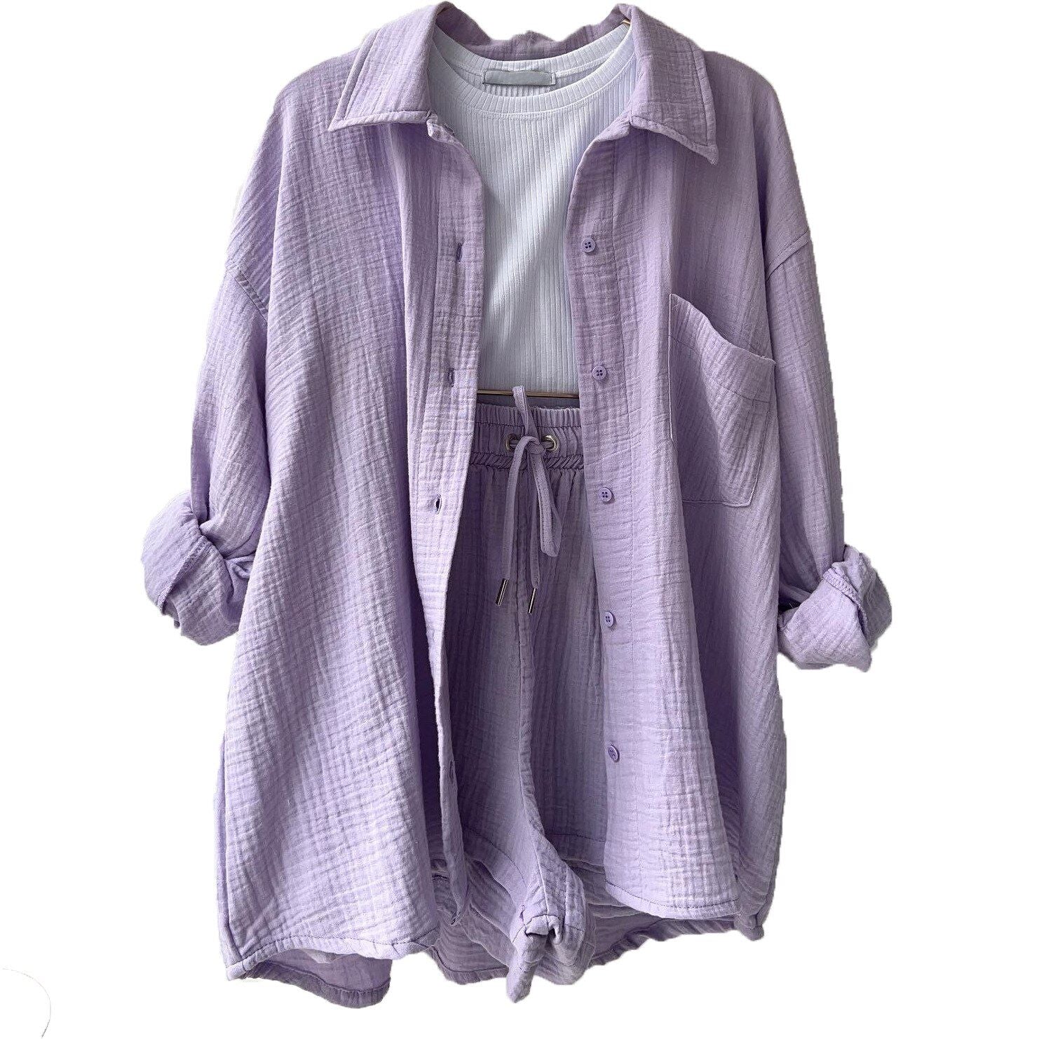Nina™ | Casual Comfort Set Women Sets Belleza & Glamour Lavendel S 