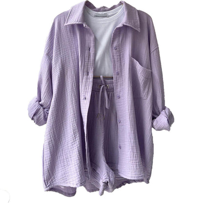 Nina™ | Casual Comfort Set Women Sets Belleza & Glamour Lavendel S 