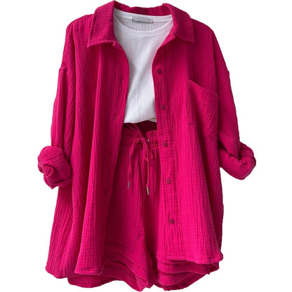 Nina™ | Casual Comfort Set Women Sets Belleza & Glamour Pink S 