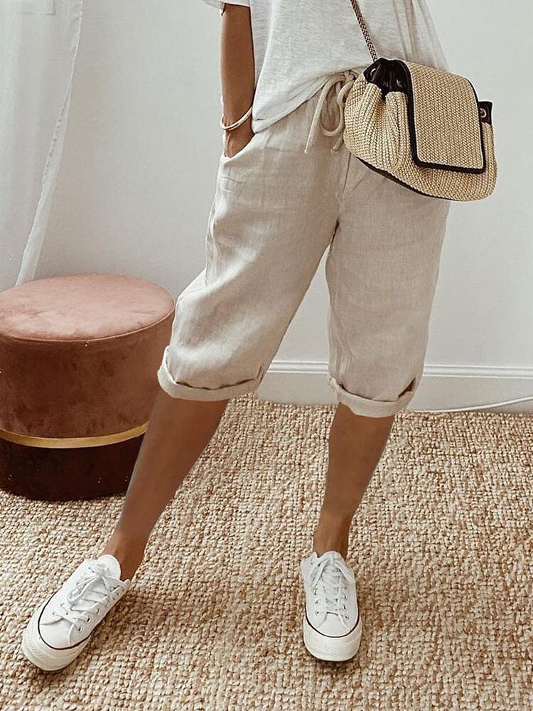 Oliver™ | Leisure Shorts shorts Belleza & Glamour Beige S 