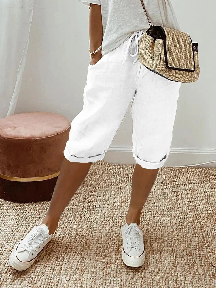 Oliver™ | Leisure Shorts shorts Belleza & Glamour White S 