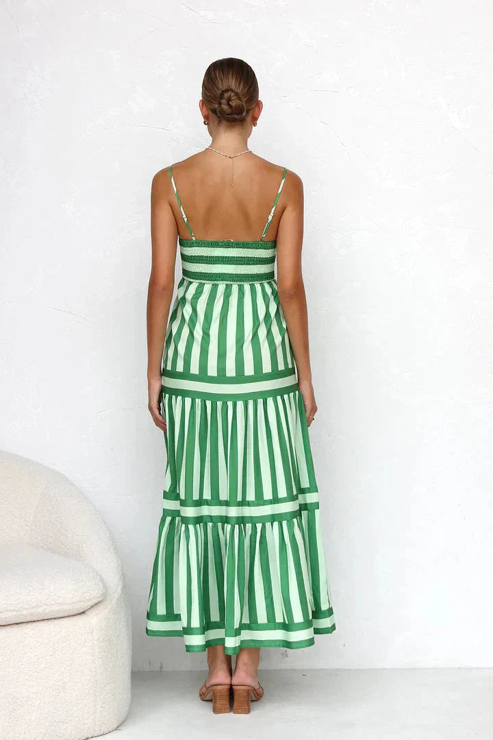Olivia | Striped Pattern Dress Dress Belleza & Glamour 