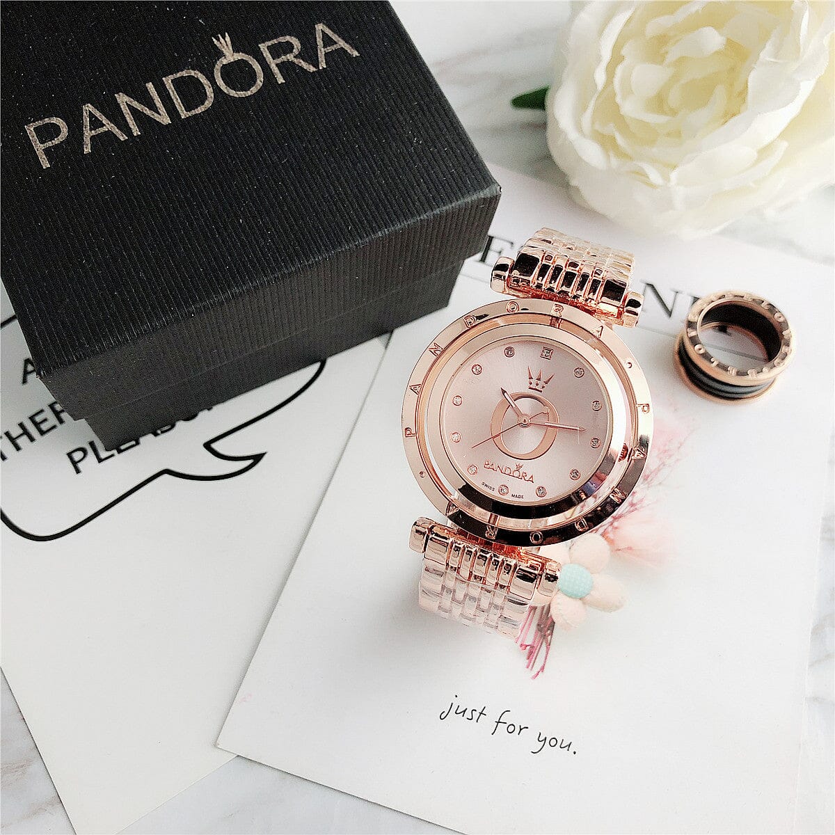 P A N D O R A Moments Glamour Belleza & Glamour Rose 