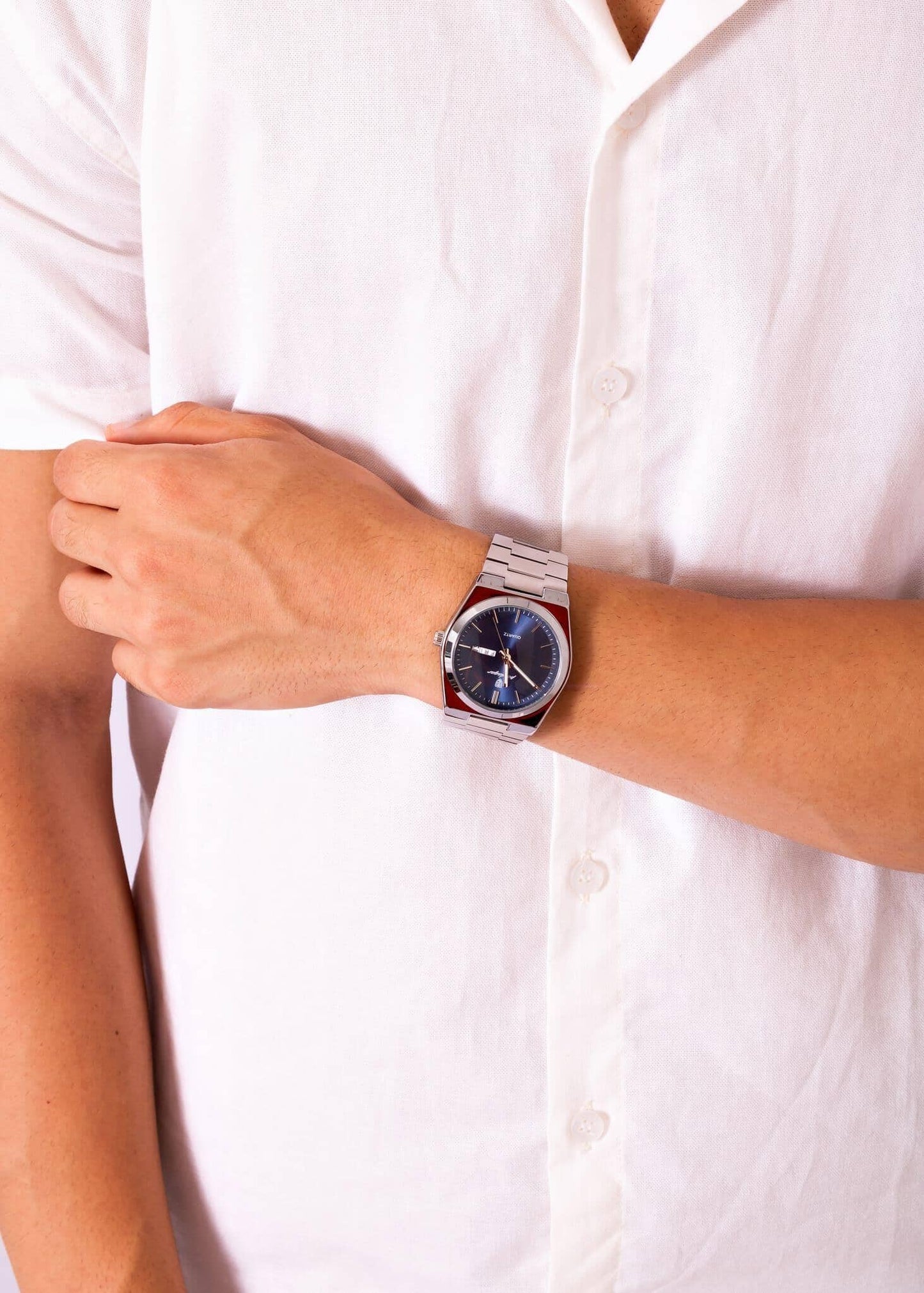 POEDAGAR Essenza 40mm Watch - Water Resistant | Stainless Steel Belleza & Glamour 