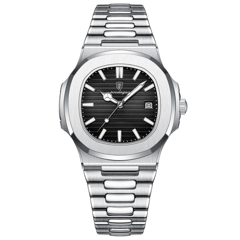 Poedagar Venice 40 mm Relogio 24 Belleza & Glamour Black 