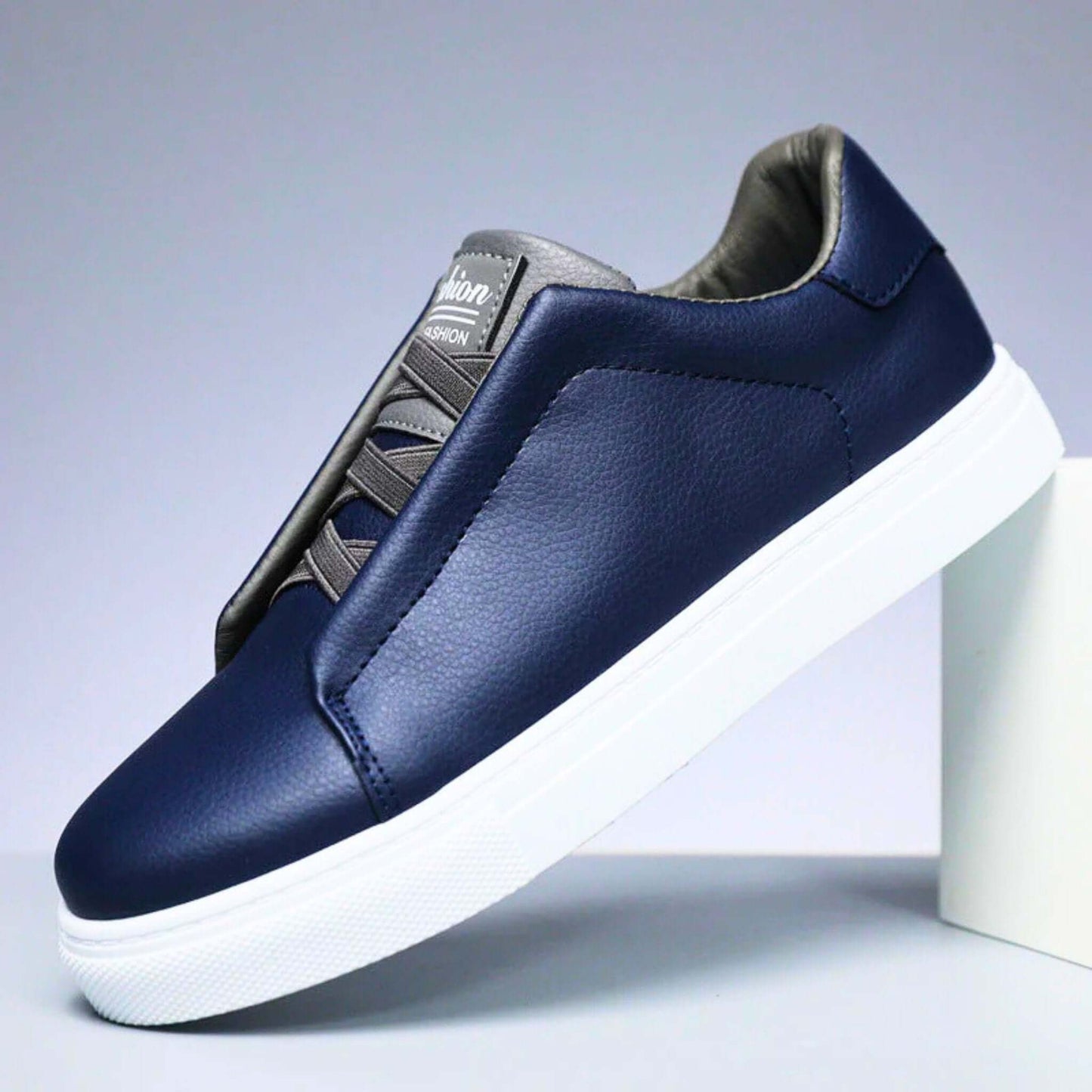 Porto Leather Sneakers Belleza & Glamour Atlantic Mist US 4 