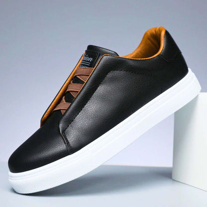 Porto Leather Sneakers Belleza & Glamour Midnight Eclipse US 4 