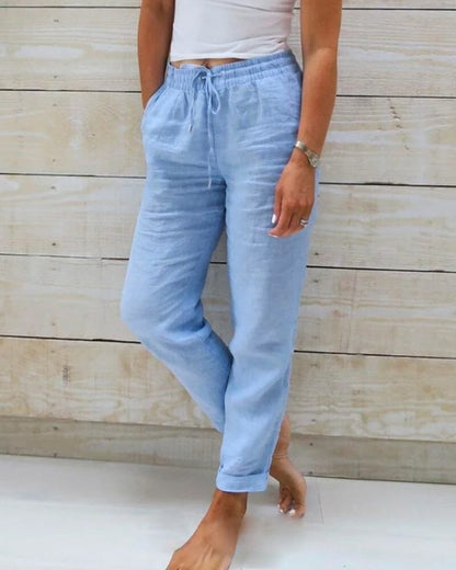 Reta - Comfy Pants PANTS Belleza & Glamour Blue S 