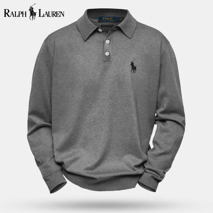 RL Cable-Knit Wool Knit Sweater RL Cable-Knit Wool Knit Sweater Slate Crown Grey S 