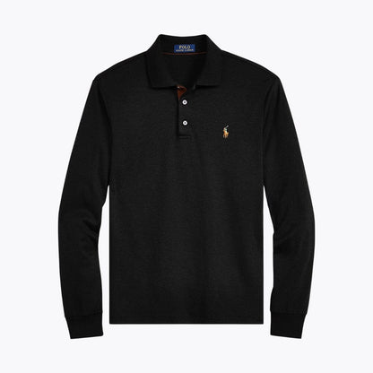 RL Classic Fit Soft Cotton Polo Shirt RL Classic Fit Soft Cotton Polo Shirt Slate Crown Polo Black S 