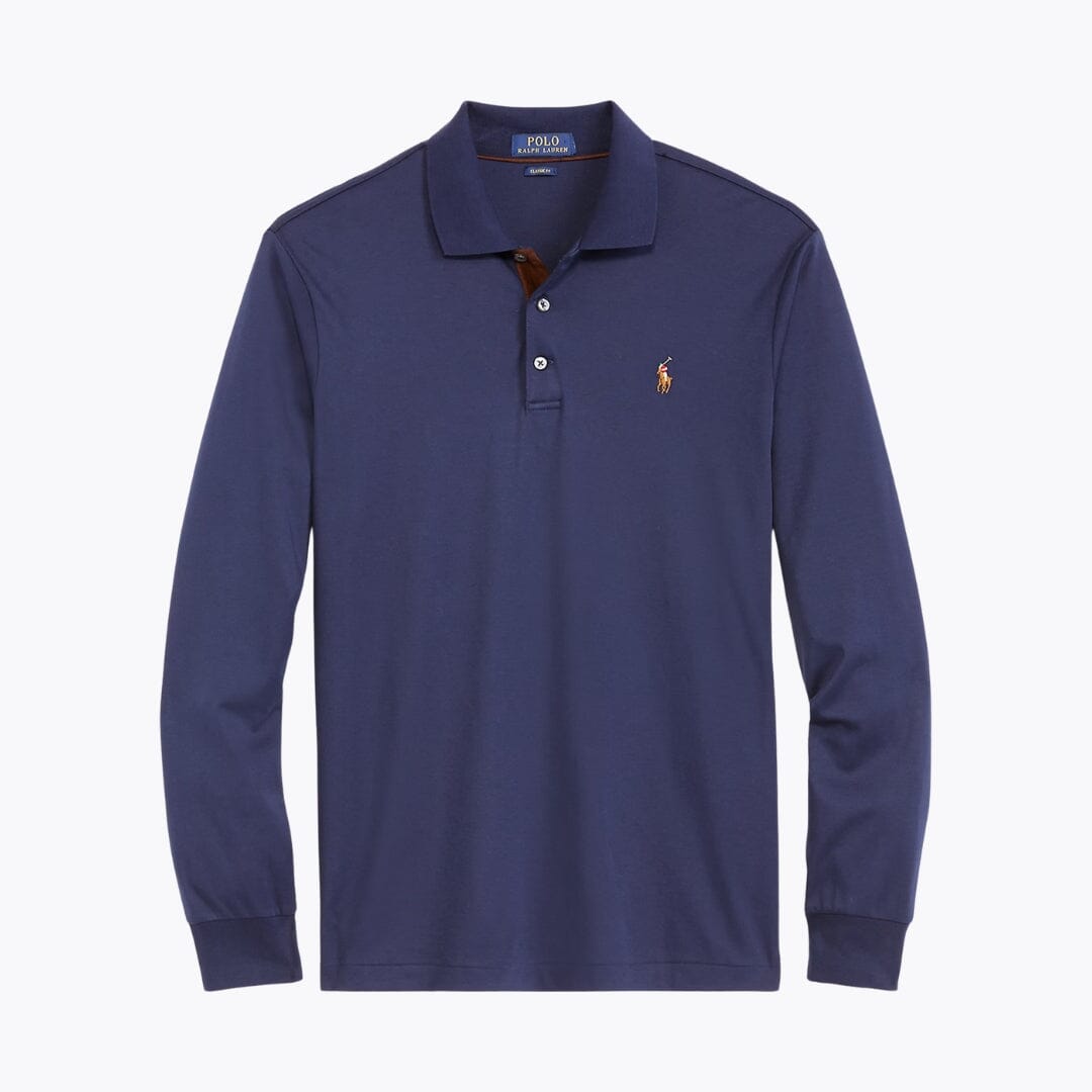 RL Classic Fit Soft Cotton Polo Shirt RL Classic Fit Soft Cotton Polo Shirt Slate Crown Refined Navy S 