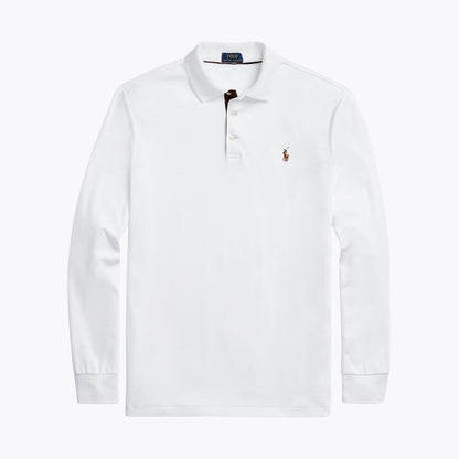 RL Classic Fit Soft Cotton Polo Shirt RL Classic Fit Soft Cotton Polo Shirt Slate Crown White S 