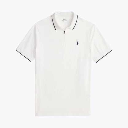 RL Classic Fit Stretch Mesh Polo Shirt RL Classic Fit Stretch Mesh Polo Shirt Slate Crown White S 