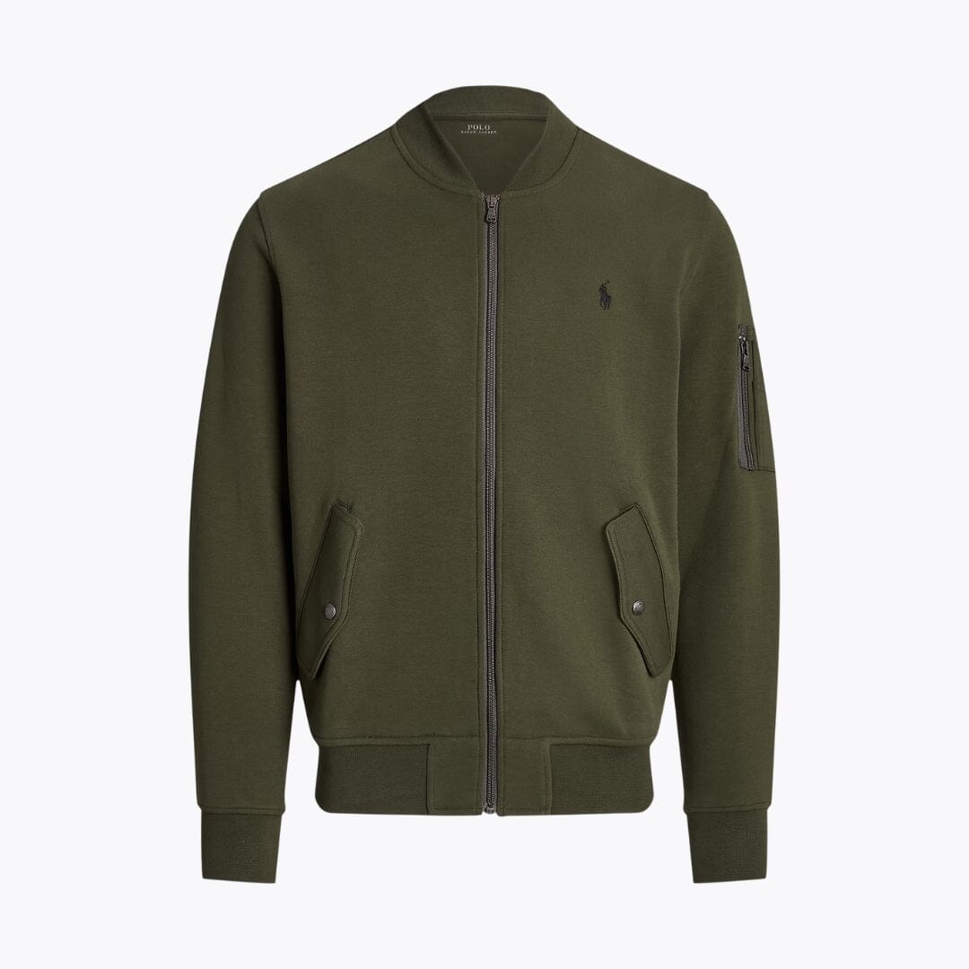 RL Double-Knit Bomber Jacket RL Double-Knit Bomber Jacket Slate Crown 
