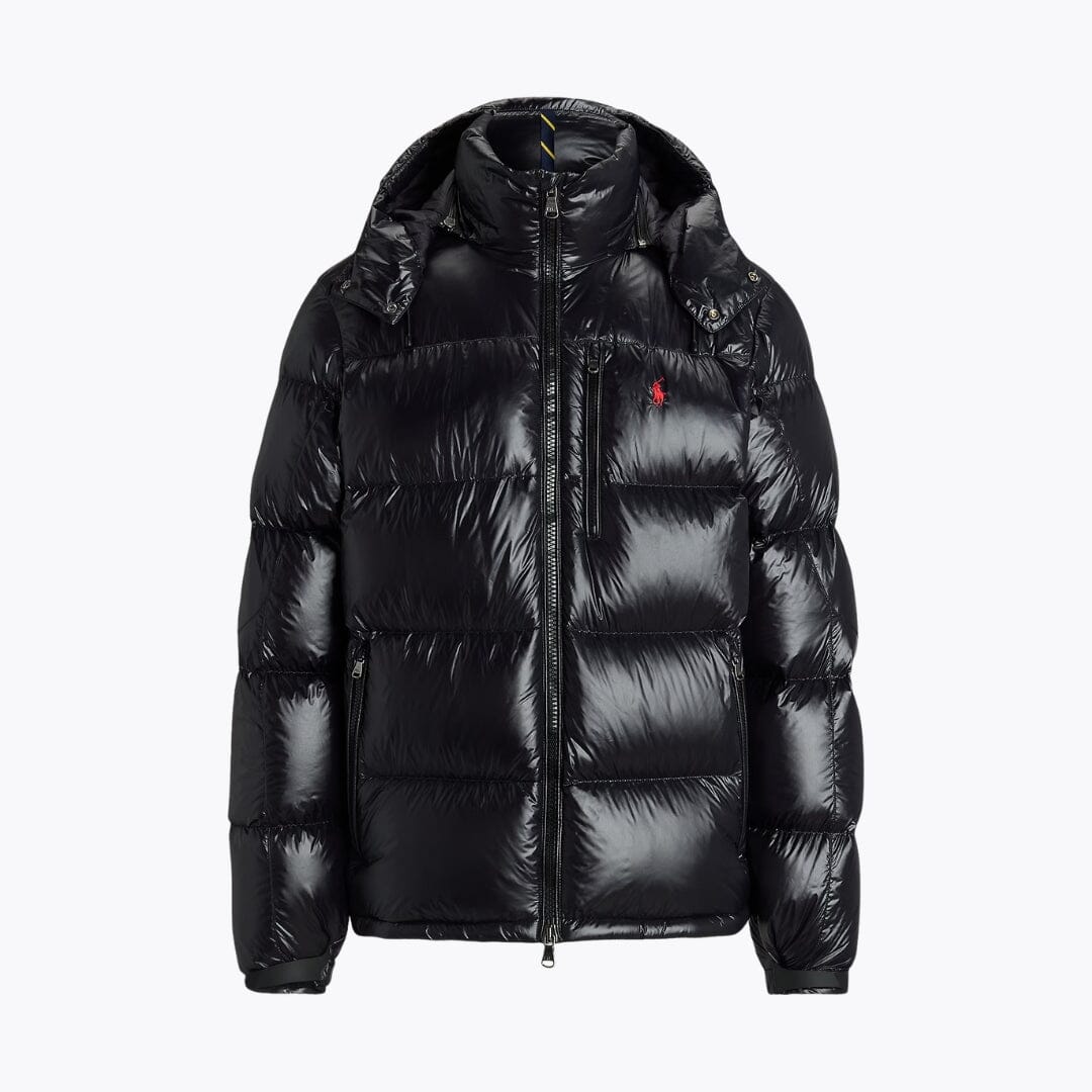 RL Gorham Glossed Down Jacket RL Gorham Glossed Down Jacket Slate Crown Polo Black Glossy S 