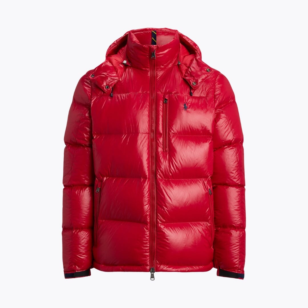 RL Gorham Glossed Down Jacket RL Gorham Glossed Down Jacket Slate Crown Red Glossy S 