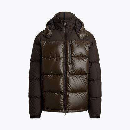 RL Gorham Two-Tone Down Jacket RL Gorham Two-Tone Down Jacket Slate Crown Antique Brown Matte S 
