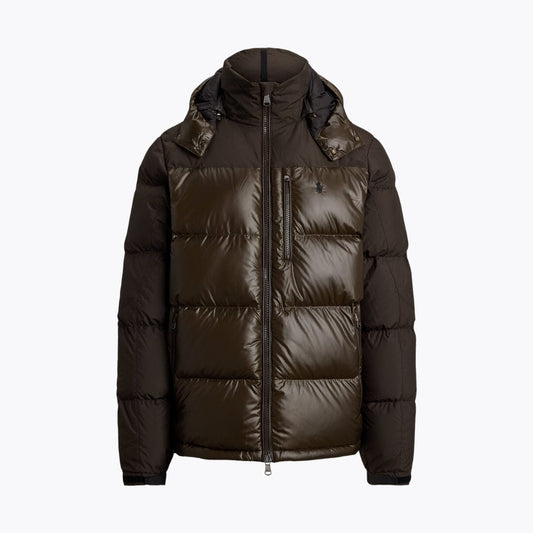 RL Gorham Two-Tone Down Jacket RL Gorham Two-Tone Down Jacket Slate Crown Antique Brown Matte S 