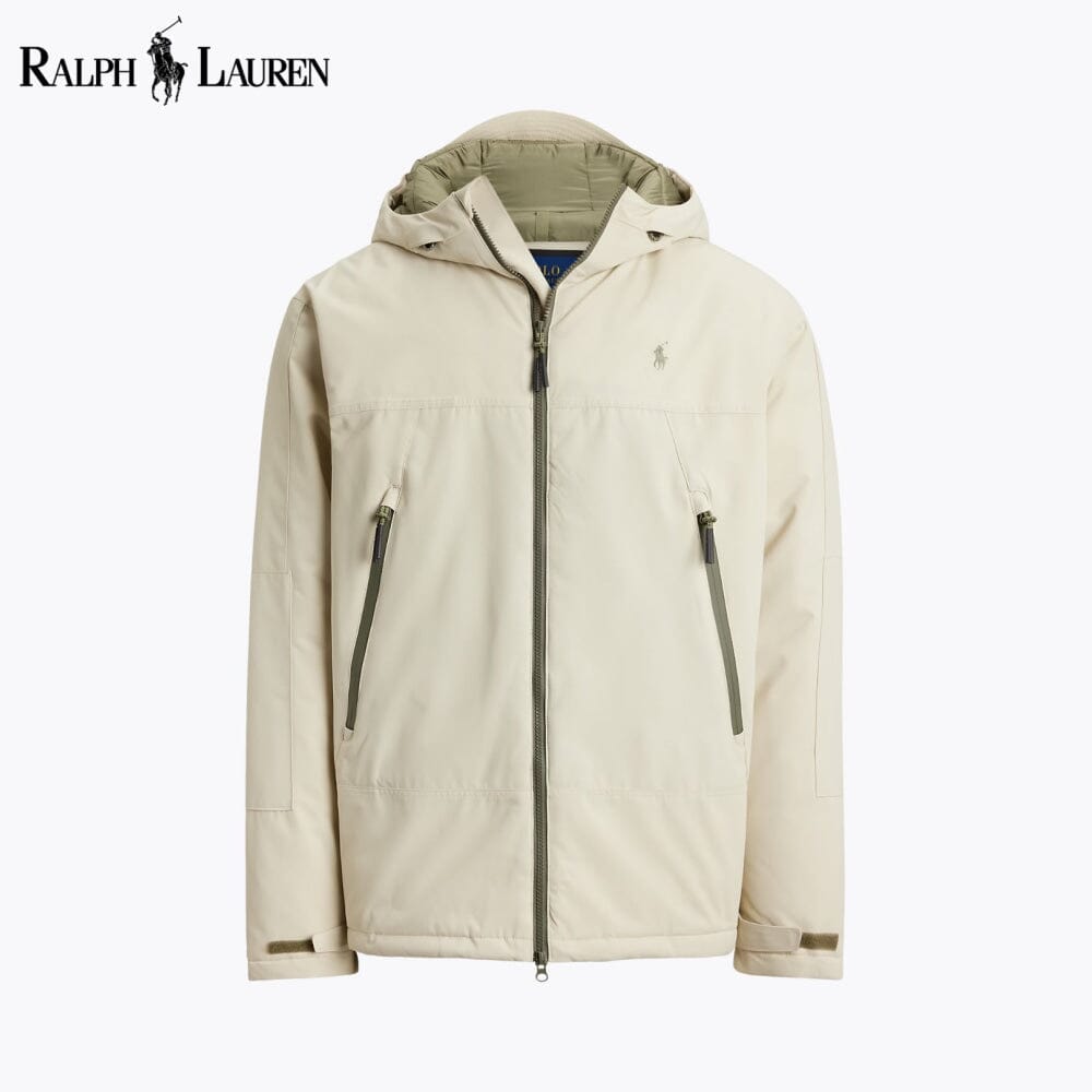 RL Insulated Hooded Jacket RL Insulated Hooded Jacket Slate Crown Sand S 