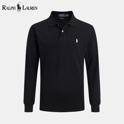 RL Long Slim Fit Dress Shirt RL Long Slim Fit Dress Shirt Slate Crown Black S 