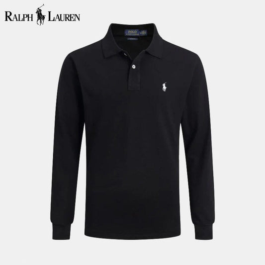 RL Long Slim Fit Dress Shirt RL Long Slim Fit Dress Shirt Slate Crown Black S 