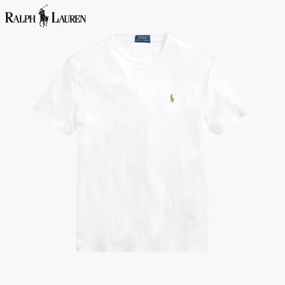 RL Soft Cotton Crewneck T-Shirt RL Soft Cotton Crewneck T-Shirt Slate Crown White S 