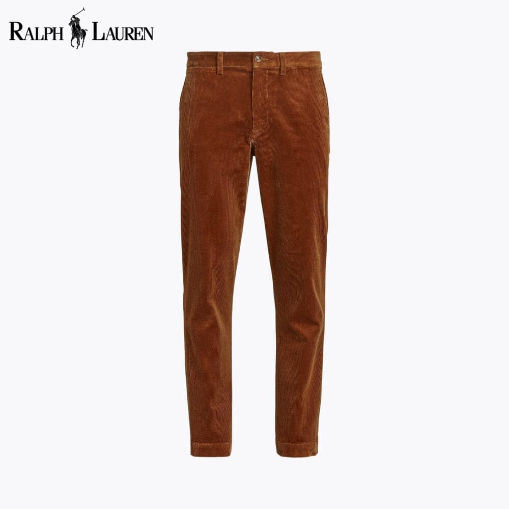 RL Straight Fit Stretch Corduroy Pant RL Straight Fit Stretch Corduroy Pant Slate Crown Golden Brown 28 