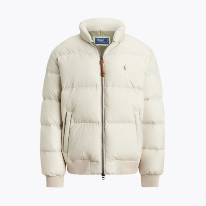 RL Textured Ripstop Down Jacket RL Textured Ripstop Down Jacket Slate Crown Khaki Stone S 