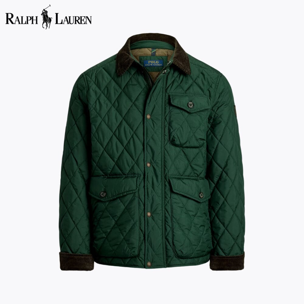 RL The Beaton Quilted Jacket RL The Beaton Quilted Jacket Slate Crown Basic Forest S 