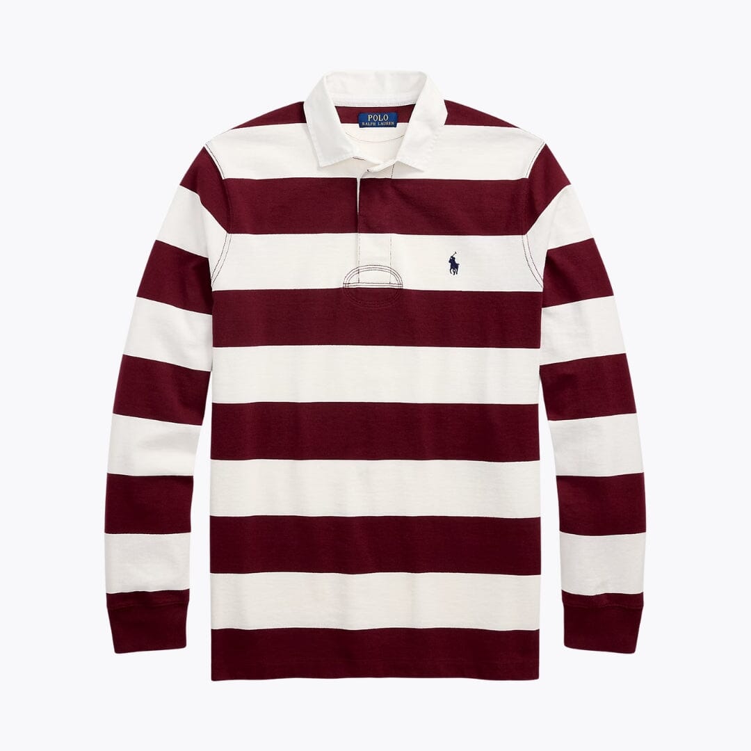 RL The Iconic Rugby Shirt RL The Iconic Rugby Shirt Slate Crown Classic Wine/Cream S 