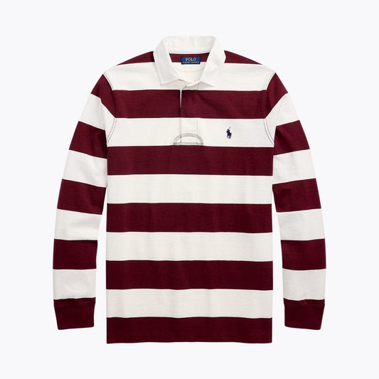 RL The Iconic Rugby Shirt RL The Iconic Rugby Shirt Slate Crown Classic Wine/Cream S 
