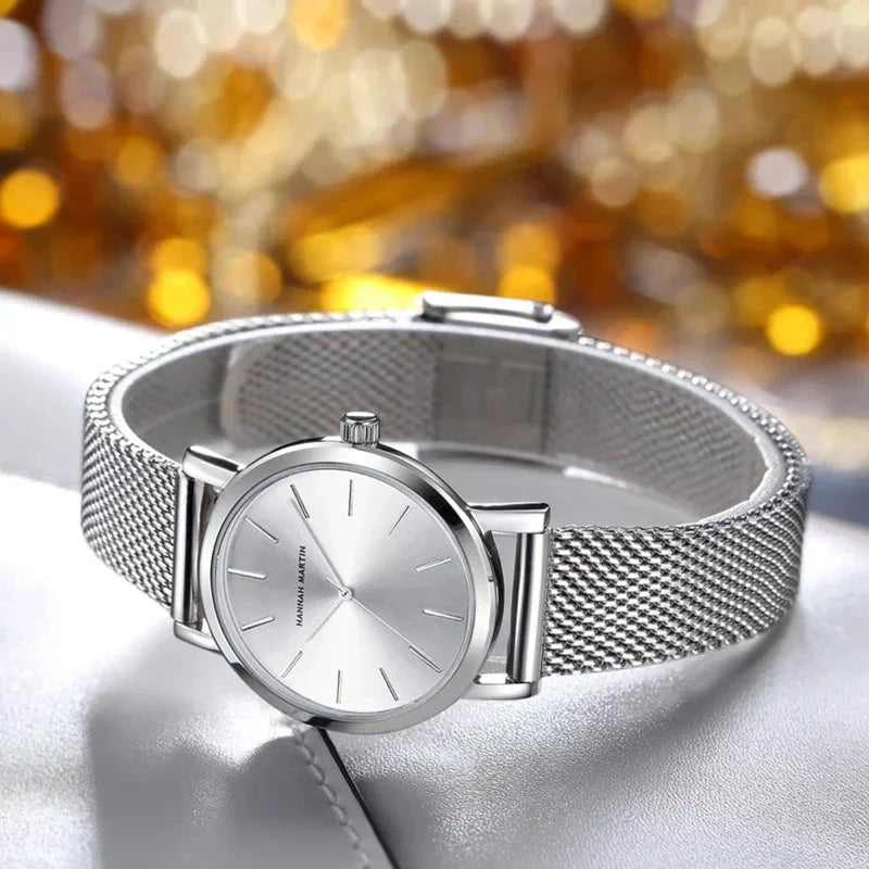 Round Women's Wrist Watch Relógio de Pulso Feminino Redondo Belleza & Glamour 