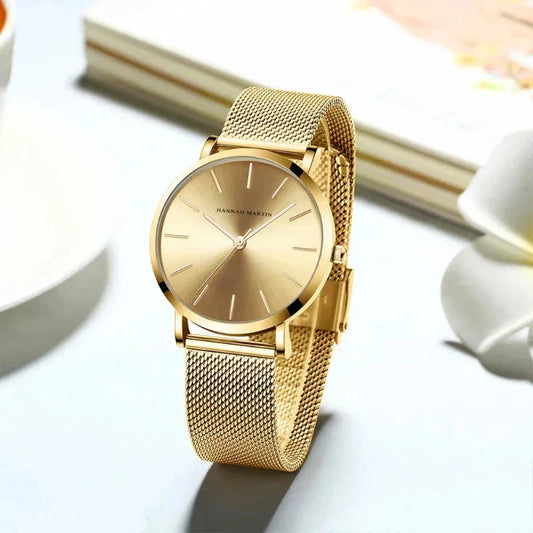 Round Women's Wrist Watch Relógio de Pulso Feminino Redondo Belleza & Glamour 