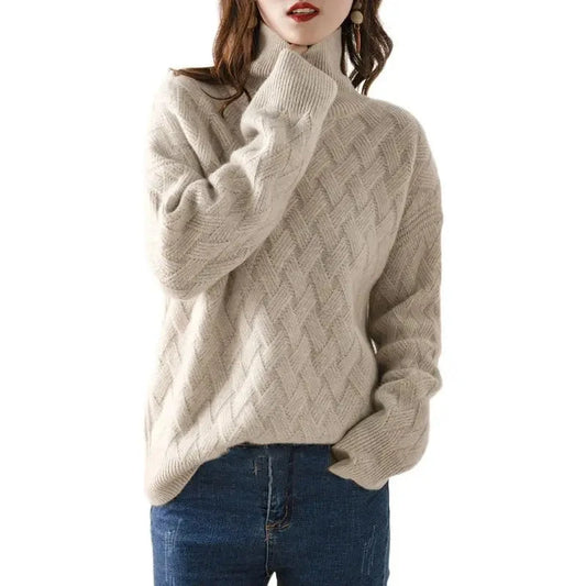 Sophia™ | Graceful Turtleneck Sweater Belleza & Glamour 