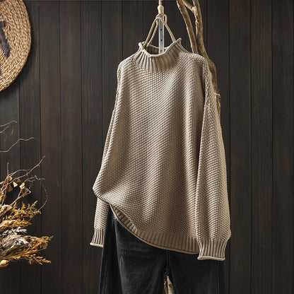 Sophia-Sweater Sweater Belleza & Glamour Beige One SIze 