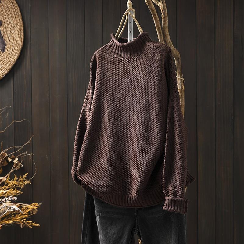 Sophia-Sweater Sweater Belleza & Glamour Coffee One SIze 