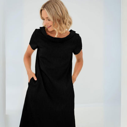 Stella-Summer Dress Women Dresses Belleza & Glamour Black XS 