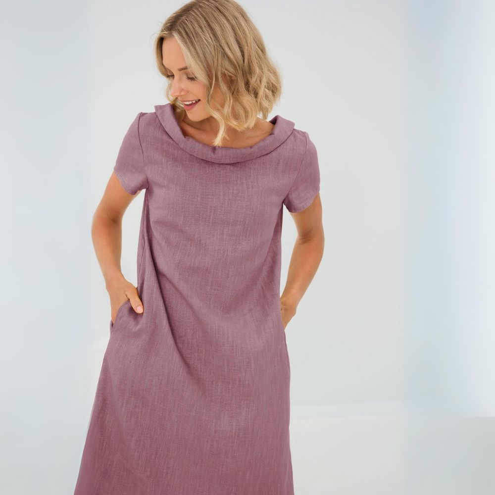 Stella-Summer Dress Women Dresses Belleza & Glamour Violet XS 