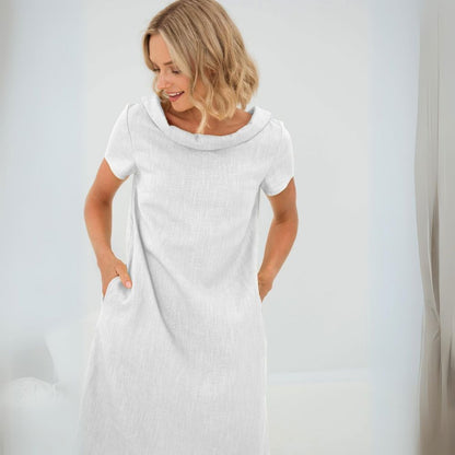 Stella-Summer Dress Women Dresses Belleza & Glamour White XS 