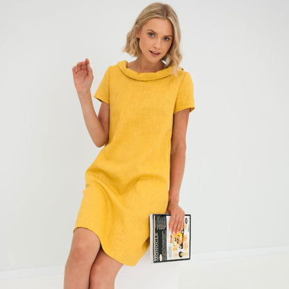 Stella-Summer Dress Women Dresses Belleza & Glamour Yellow XS 