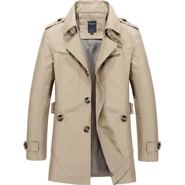 Sterling™ | Vintage Long Coat coat Belleza & Glamour Cremè Beige M 
