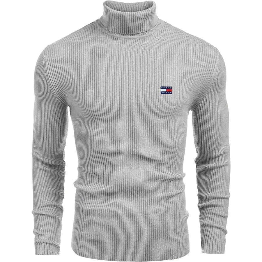TH Turtleneck Classic Knit Sweater TH Turtleneck Classic Knit Sweater Slate Crown Grey S 