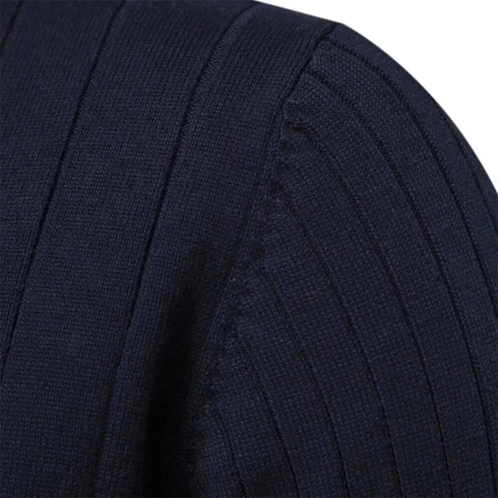 Thomas™ | Zip Neck Knit Sweaters Belleza & Glamour 